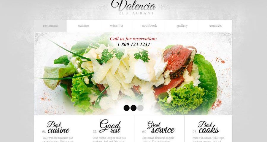 sito web ristorante