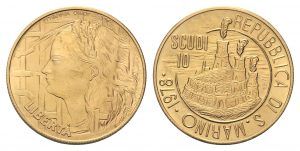 monete oro san marino